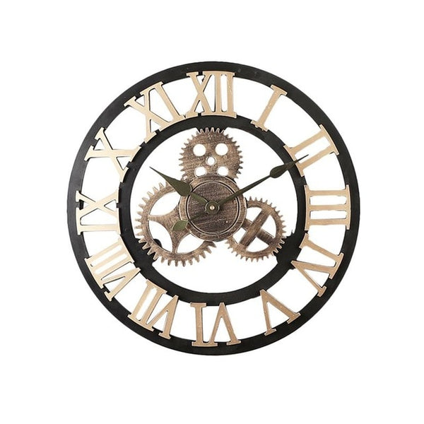 Retro Wall Clock Steam Industry Style