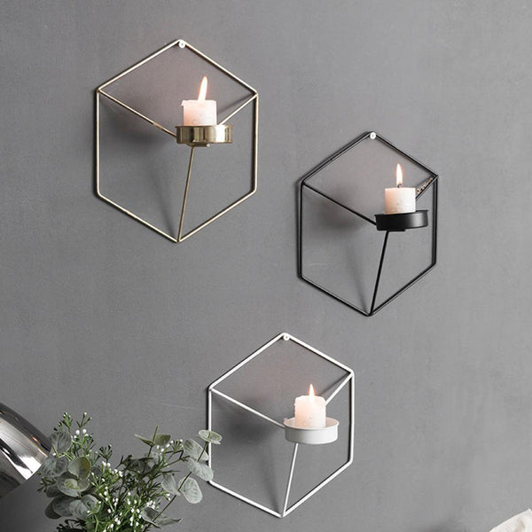 Modern Art Wall Mounted Candle Holder