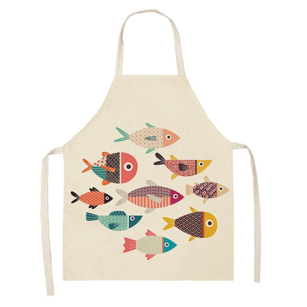 Cute Alpaca Women Men Kitchen Aprons