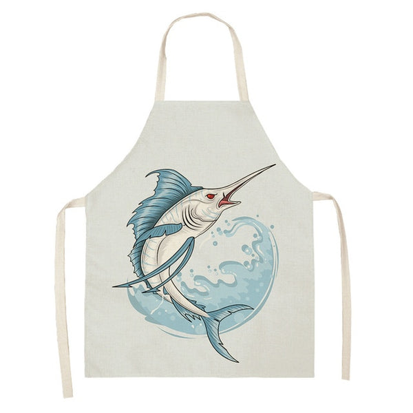 Cute Alpaca Women Men Kitchen Aprons