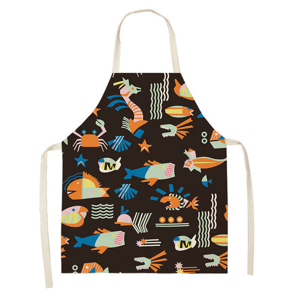 Cute Alpaca Women Men Kitchen Aprons