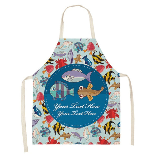 Cute Alpaca Women Men Kitchen Aprons