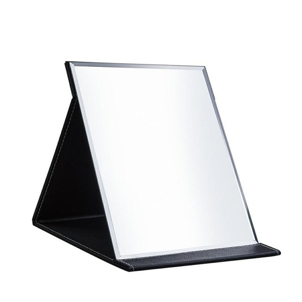 Pink Black Travel Mirror Foldable