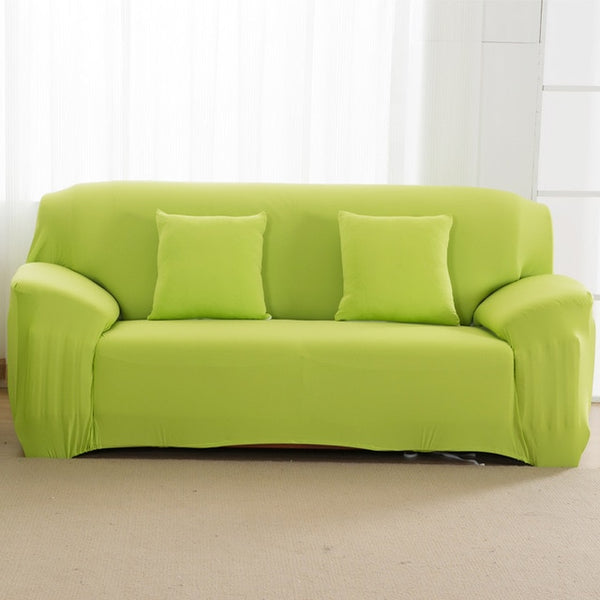 Elastic Sofa Cover Solid Color L shape Armchair