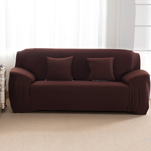 Elastic Sofa Cover Solid Color L shape Armchair