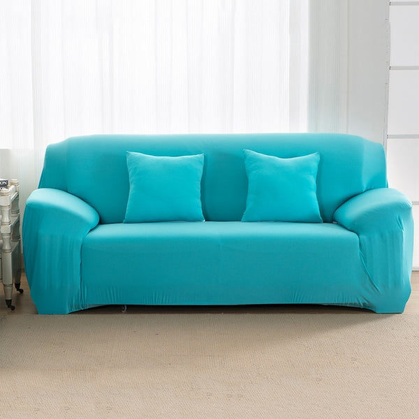 Elastic Sofa Cover Solid Color L shape Armchair