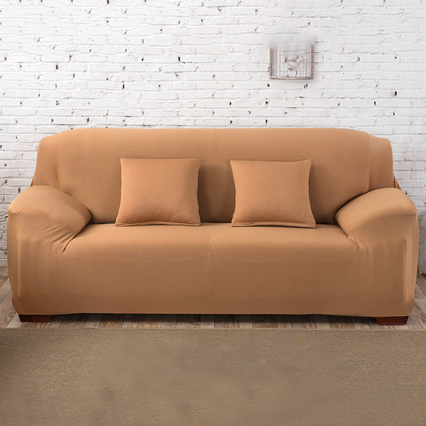 Elastic Sofa Cover Solid Color L shape Armchair