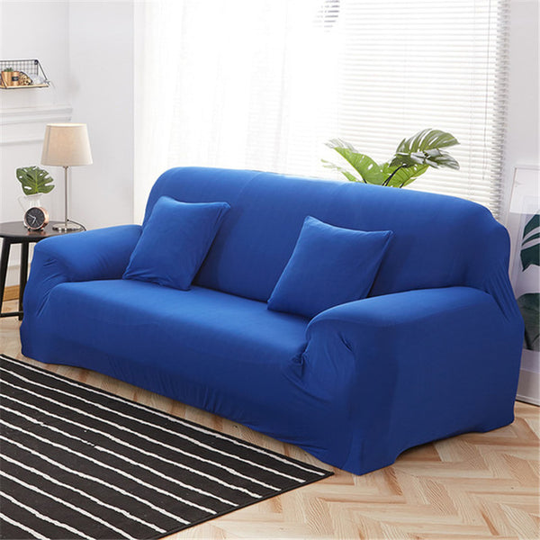 Elastic Sofa Cover Solid Color L shape Armchair