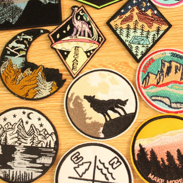 Mountain TraveL Patches For Clothing