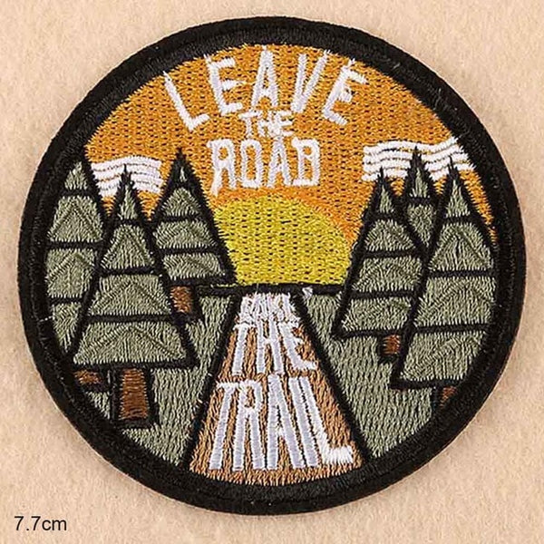 Journey Bus Outdoor Hiking Theme Clothes Patches