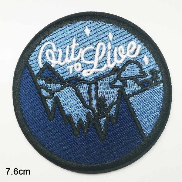 Journey Bus Outdoor Hiking Theme Clothes Patches