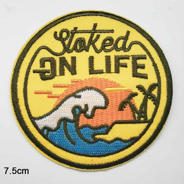 Journey Bus Outdoor Hiking Theme Clothes Patches