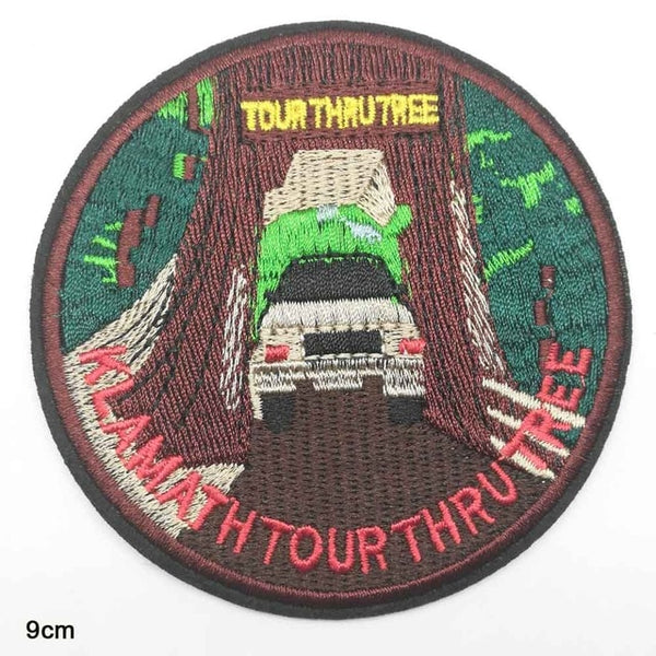 Journey Bus Outdoor Hiking Theme Clothes Patches