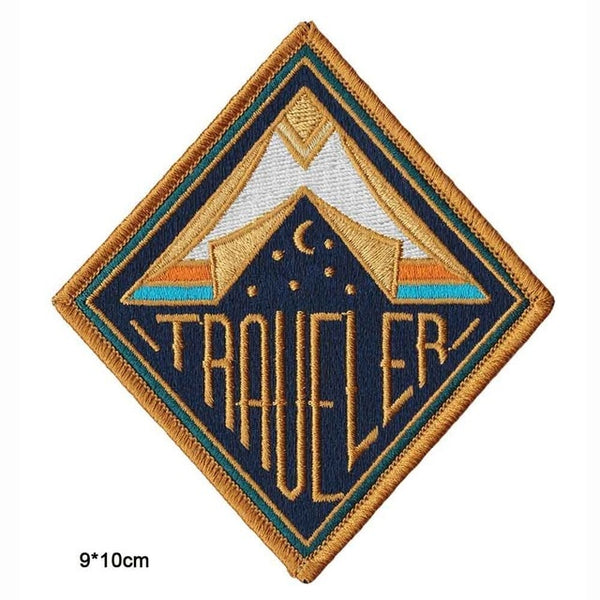 Journey Bus Outdoor Hiking Theme Clothes Patches