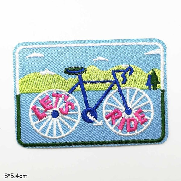 Journey Bus Outdoor Hiking Theme Clothes Patches