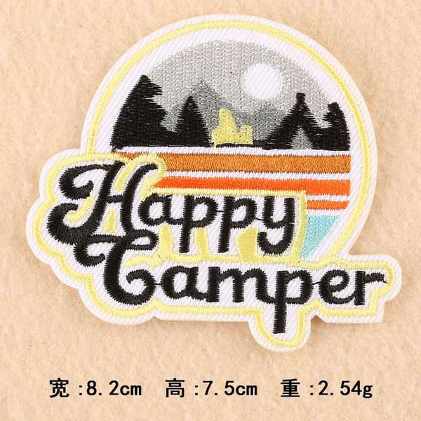 Journey Bus Outdoor Hiking Theme Clothes Patches