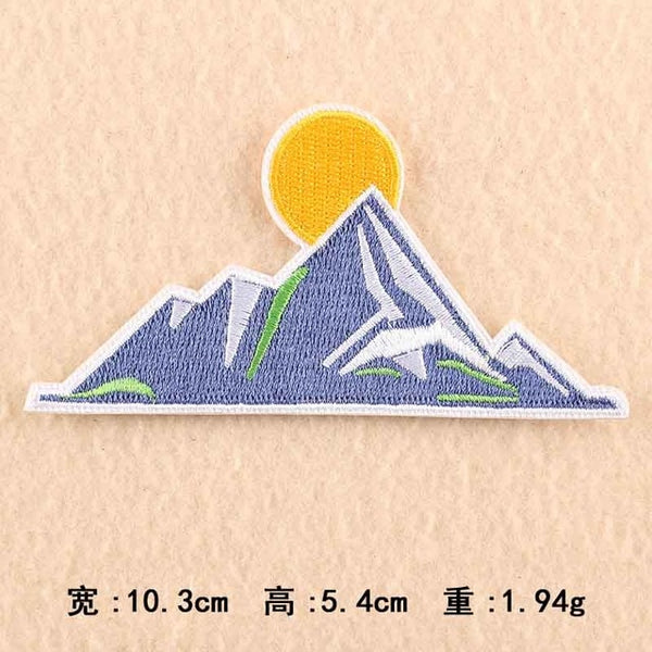 Journey Bus Outdoor Hiking Theme Clothes Patches