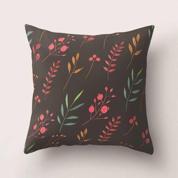 Pillowcase Plant Printed Cushion Cover 45*45