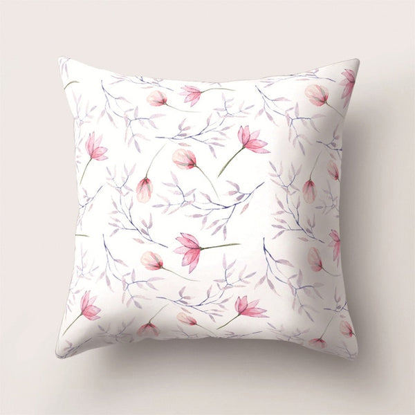 Pillowcase Plant Printed Cushion Cover 45*45