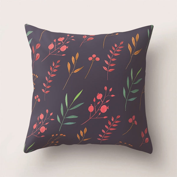 Pillowcase Plant Printed Cushion Cover 45*45