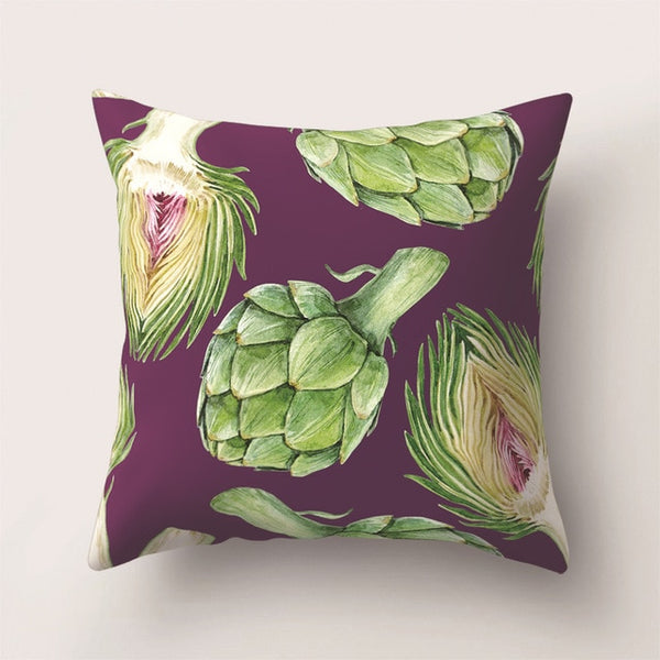 Pillowcase Plant Printed Cushion Cover 45*45