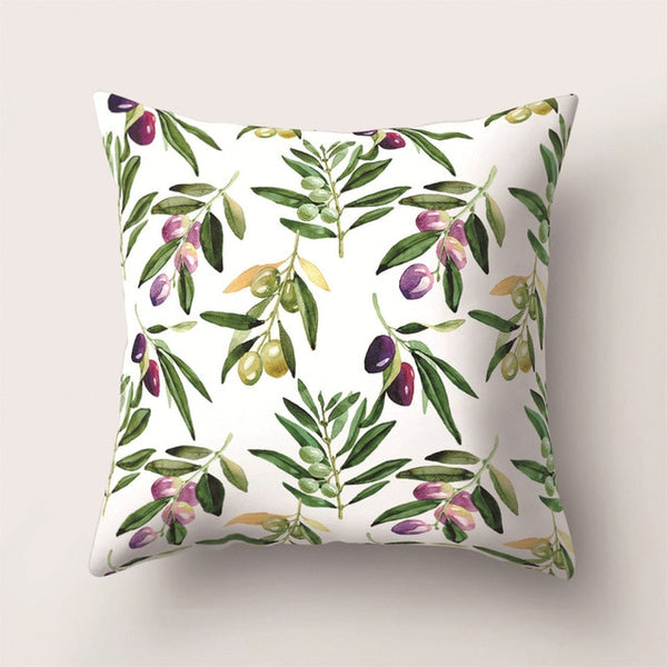 Pillowcase Plant Printed Cushion Cover 45*45