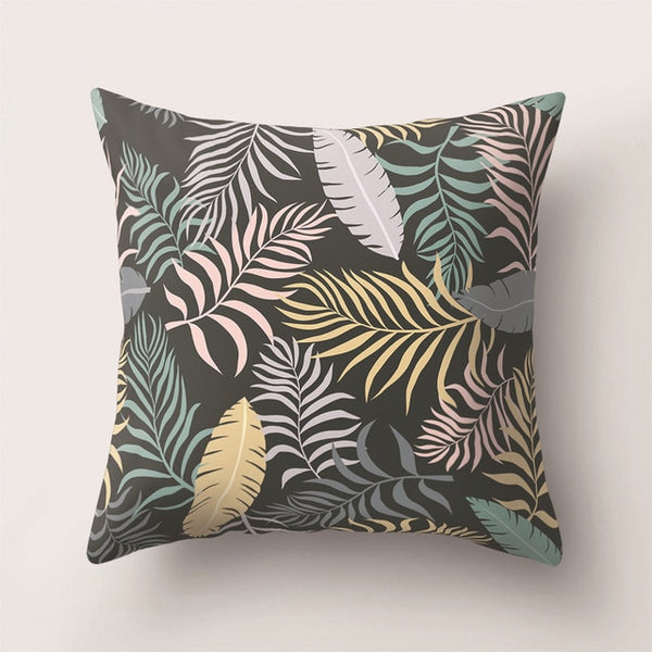 Pillowcase Plant Printed Cushion Cover 45*45