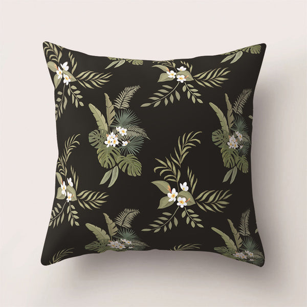 Pillowcase Plant Printed Cushion Cover 45*45