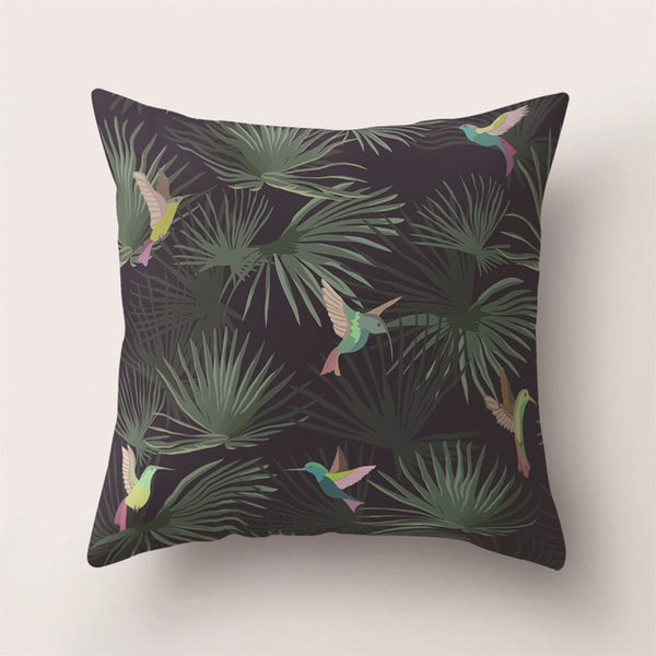 Pillowcase Plant Printed Cushion Cover 45*45