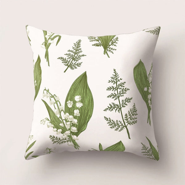 Pillowcase Plant Printed Cushion Cover 45*45