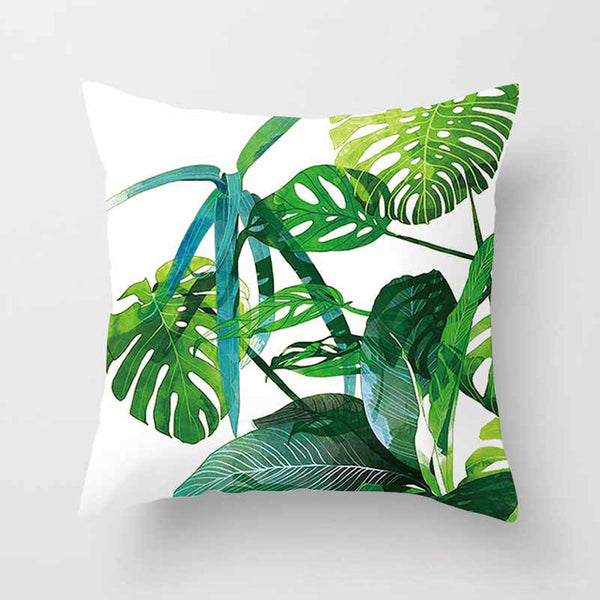 Pillowcase Plant Printed Cushion Cover 45*45