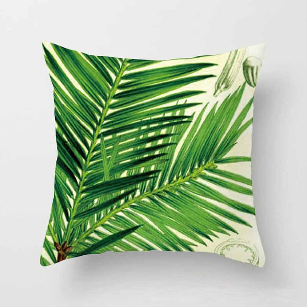 Pillowcase Plant Printed Cushion Cover 45*45