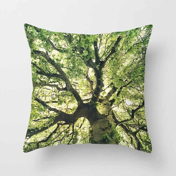 Pillowcase Plant Printed Cushion Cover 45*45