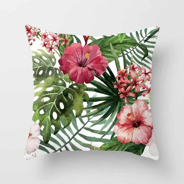 Pillowcase Plant Printed Cushion Cover 45*45