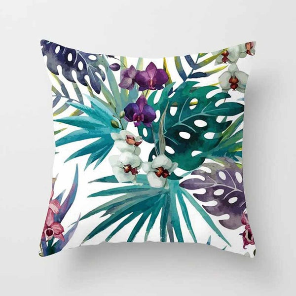 Pillowcase Plant Printed Cushion Cover 45*45