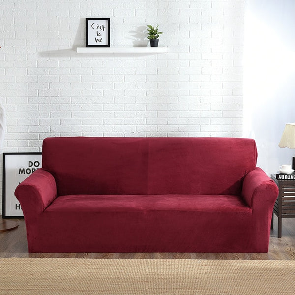 High Quality Velvet Plush Sofa Cover