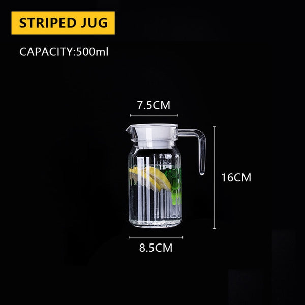 Large Water Jugs Pitchers 0.5-1.1L