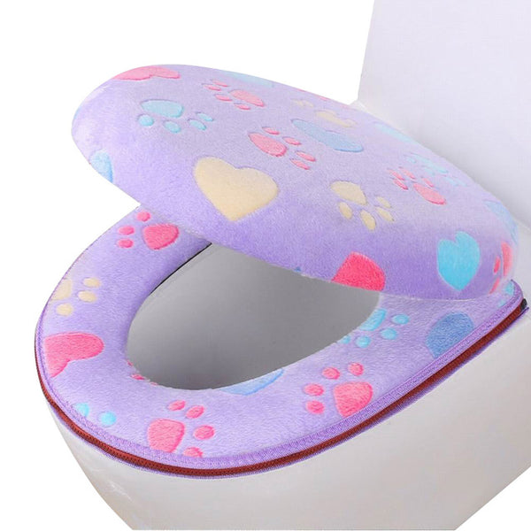 Bathroom Toilet Seat Cover Set