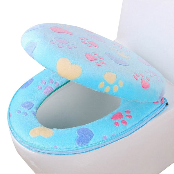 Bathroom Toilet Seat Cover Set