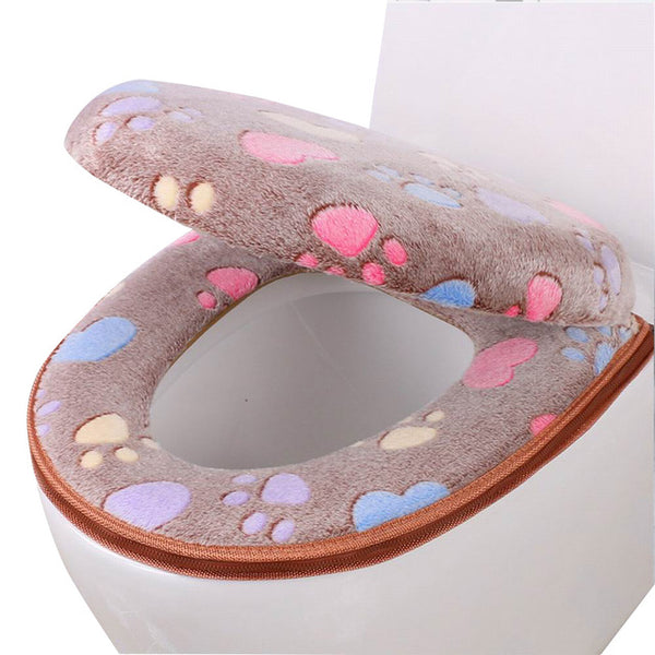 Bathroom Toilet Seat Cover Set