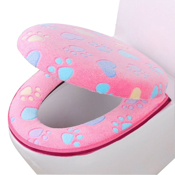 Bathroom Toilet Seat Cover Set