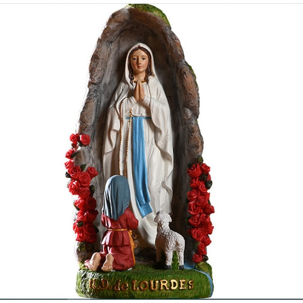 Our Lady of Lourds Statue Figure