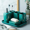 Gold Ceramic Bathroom Sets