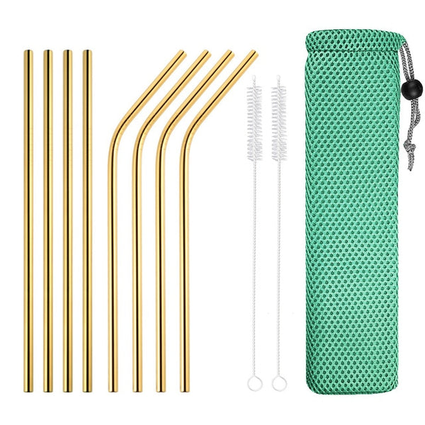 Reusable Drinking Straw High Quality 8Pcs