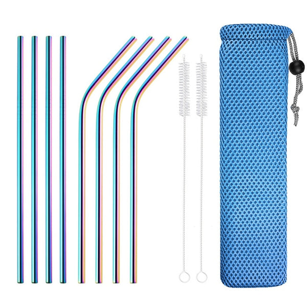 Reusable Drinking Straw High Quality 8Pcs