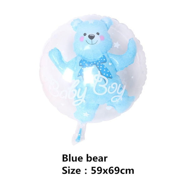 Large Bubble Bear Aluminum Foil 59 * 69cm