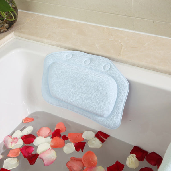 Bathtub Waterproof Spa Soft Bath Pillow