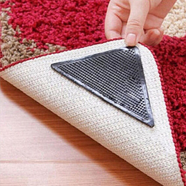 Reusable Washable Rug Carpet Mat 4pcs/Set