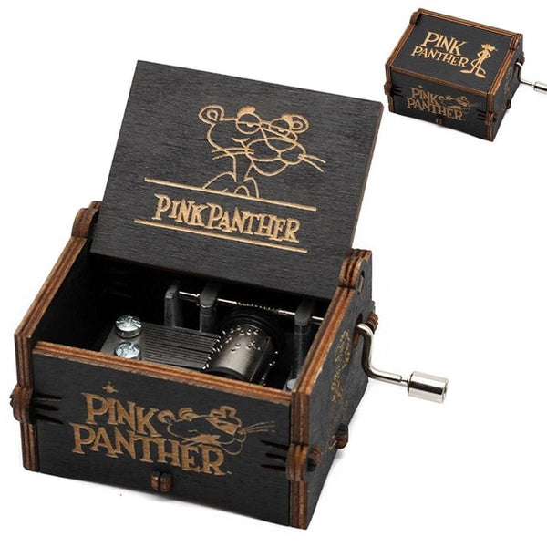 Wooden Hand Crank Music Box - Queen