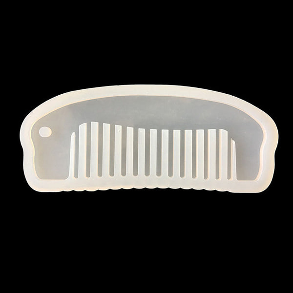 Transparent UV Resin Silicone Comb Mold